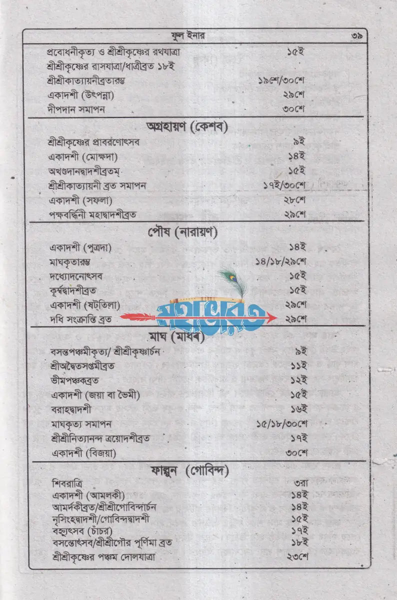 ৭৪ তম বর্ষ লোকনাথ ফুল পঞ্জিকা ১৪৩২ সনের Hindu Religious Books