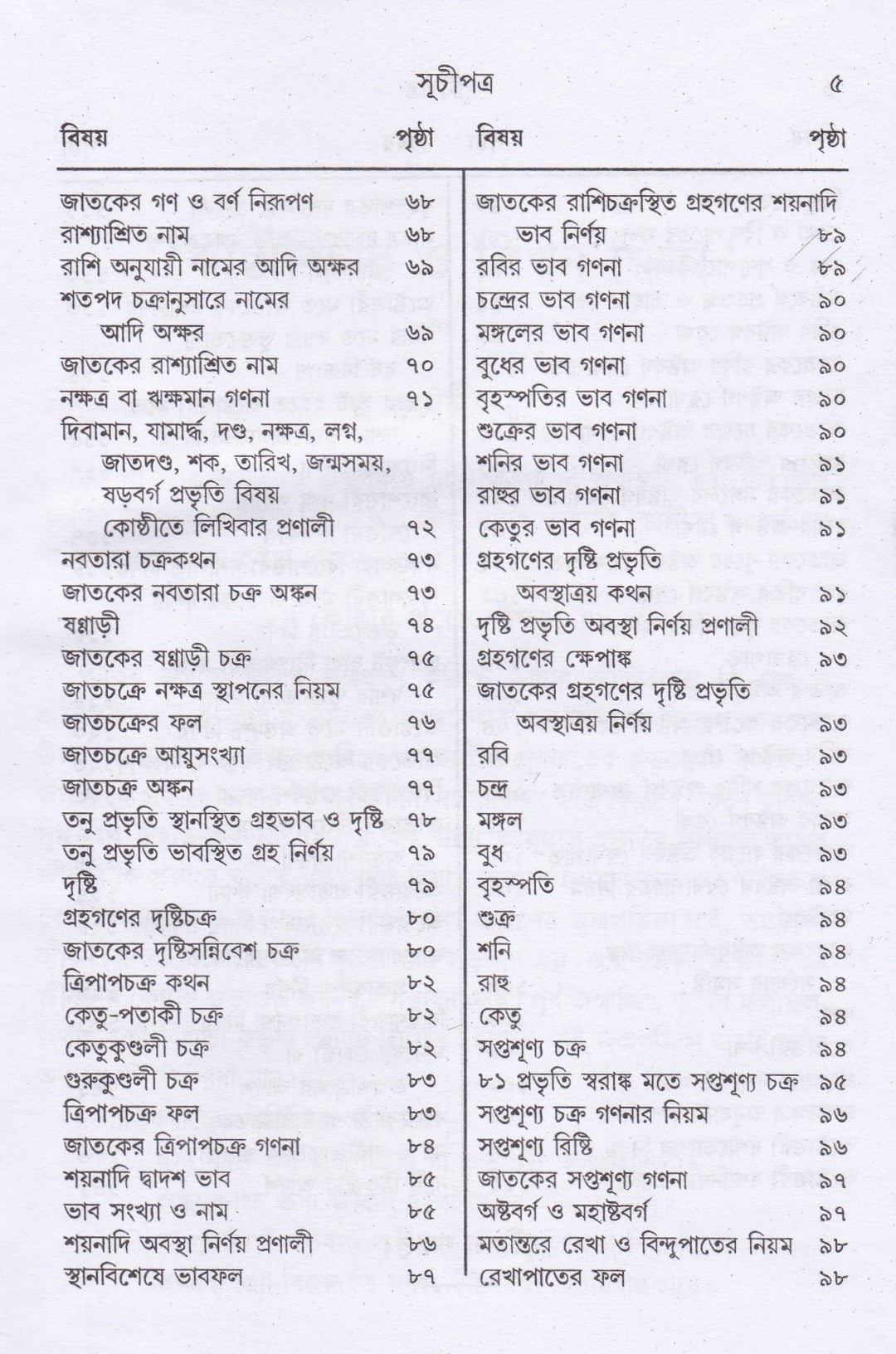 সহজ কোষ্ঠী বিচার ও লিখন প্রণালী