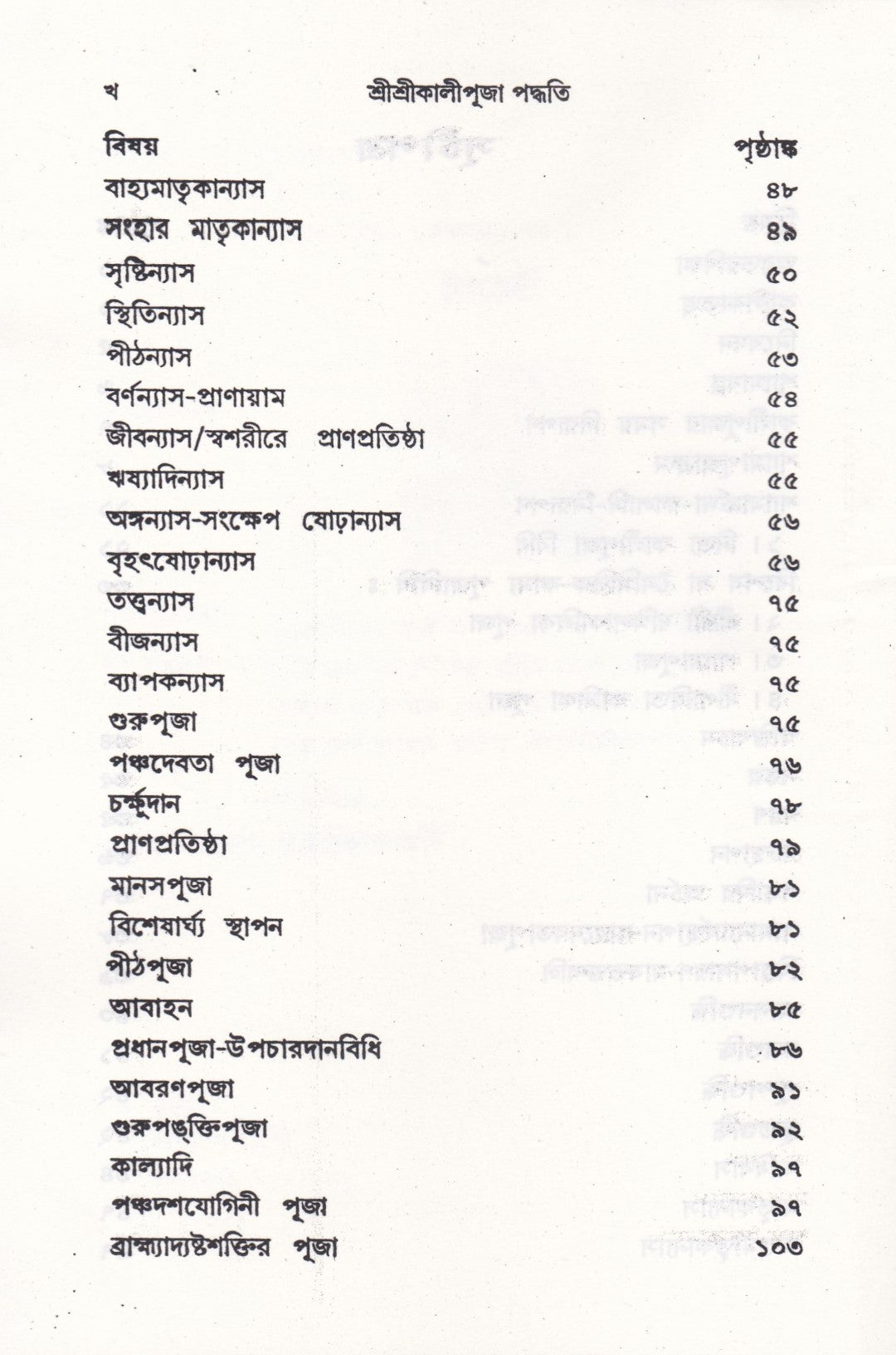 আদর্শ তন্ত্রোক্ত বৃহৎ শ্রীশ্রীকালীপূজা পদ্ধতি