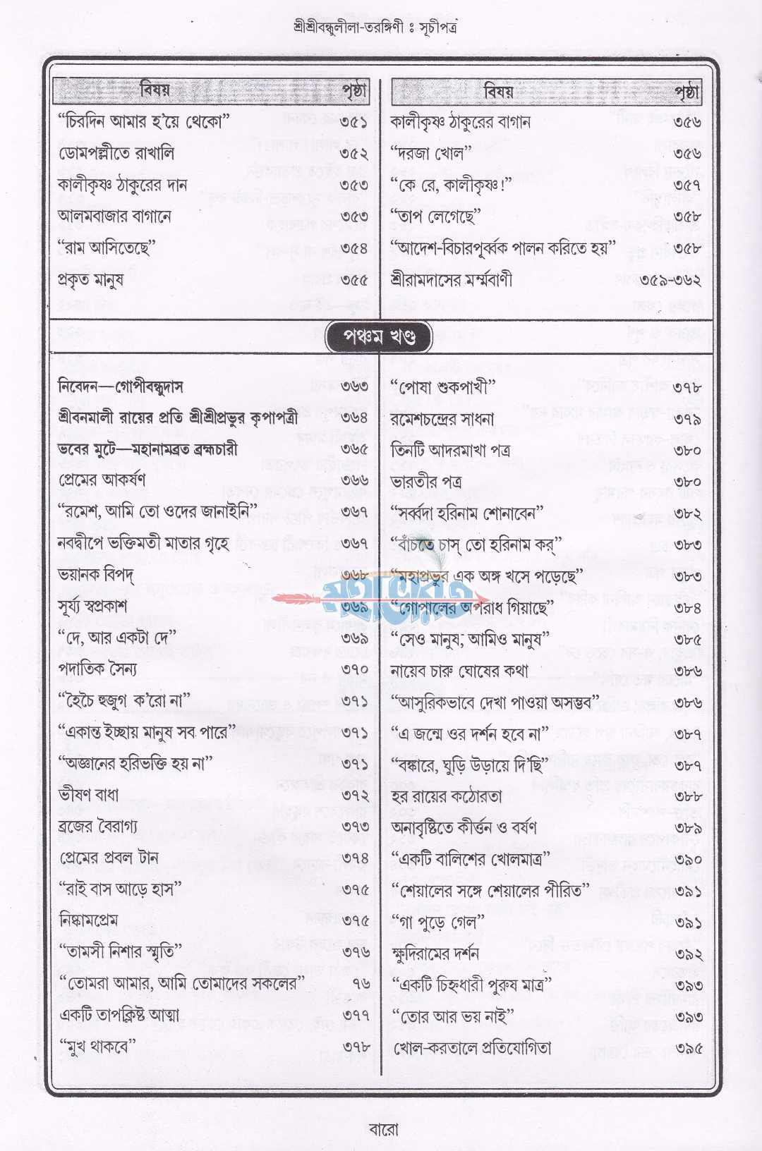 শ্রীশ্রীবন্ধুলীলা-তরঙ্গিণী