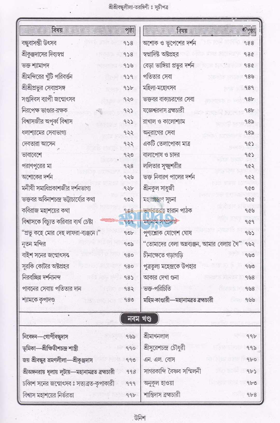 শ্রীশ্রীবন্ধুলীলা-তরঙ্গিণী
