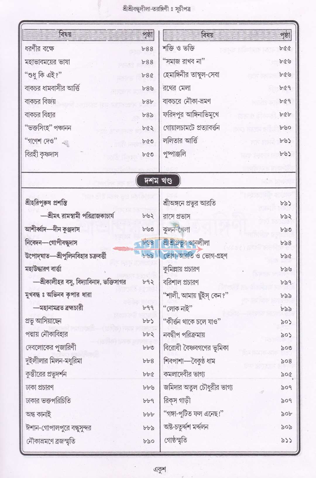 শ্রীশ্রীবন্ধুলীলা-তরঙ্গিণী