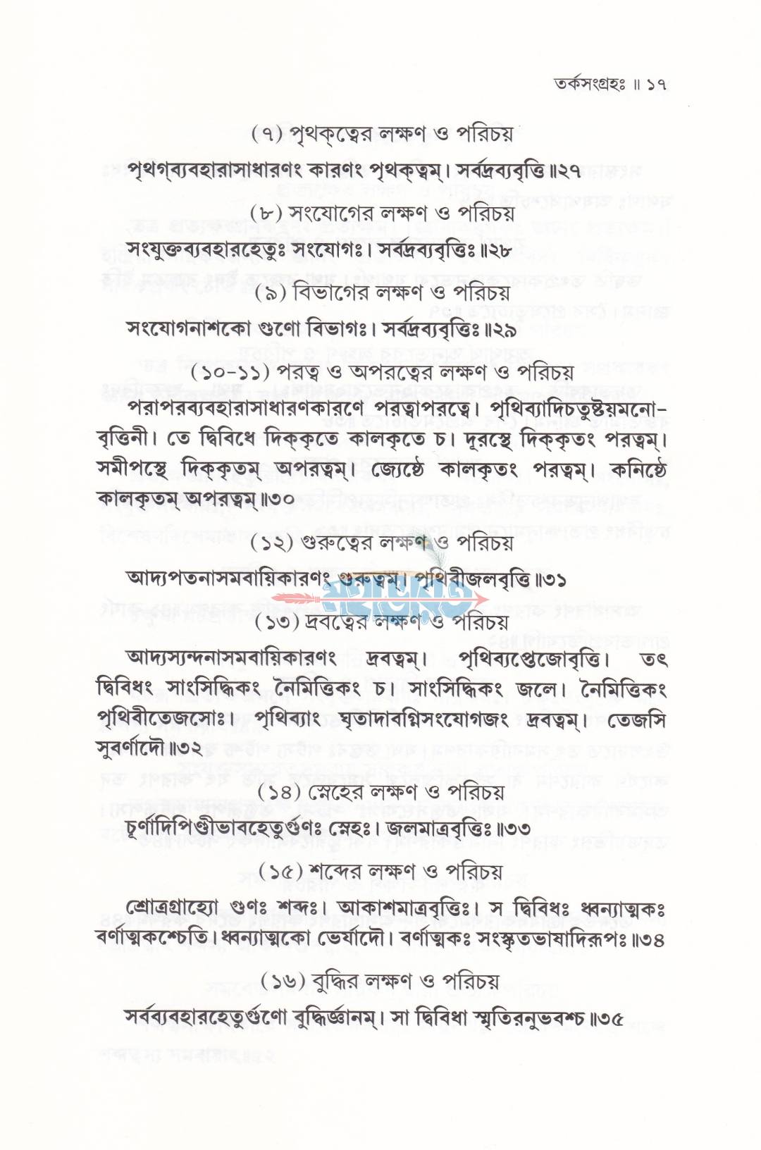 তর্কসংগ্রহঃ