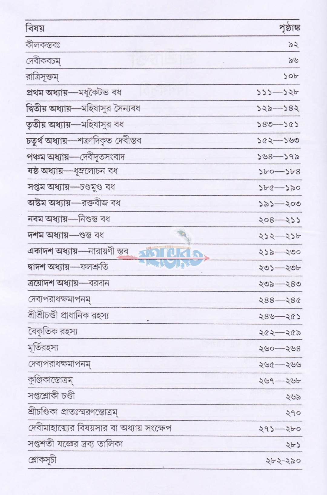 শ্রীশ্রীচণ্ডী সপ্তশীযোগ বিধি সমন্বিত