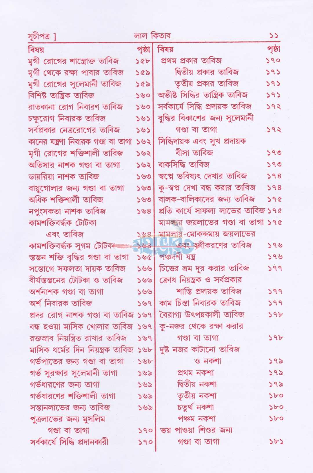 আদি ও আসল লাল কিতাব