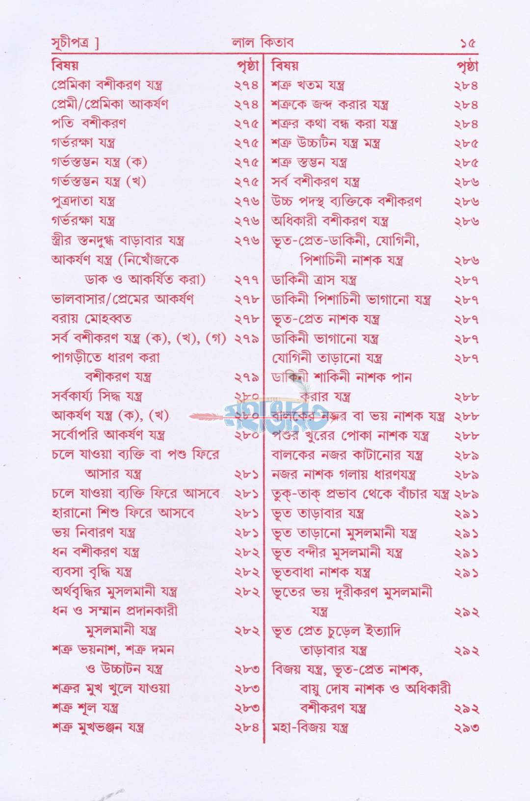 আদি ও আসল লাল কিতাব