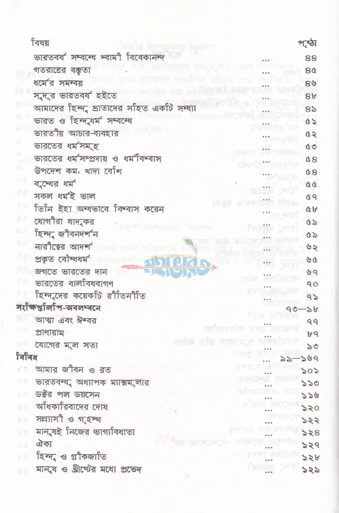 স্বামী বিবেকানন্দের বাণী ও রচনা