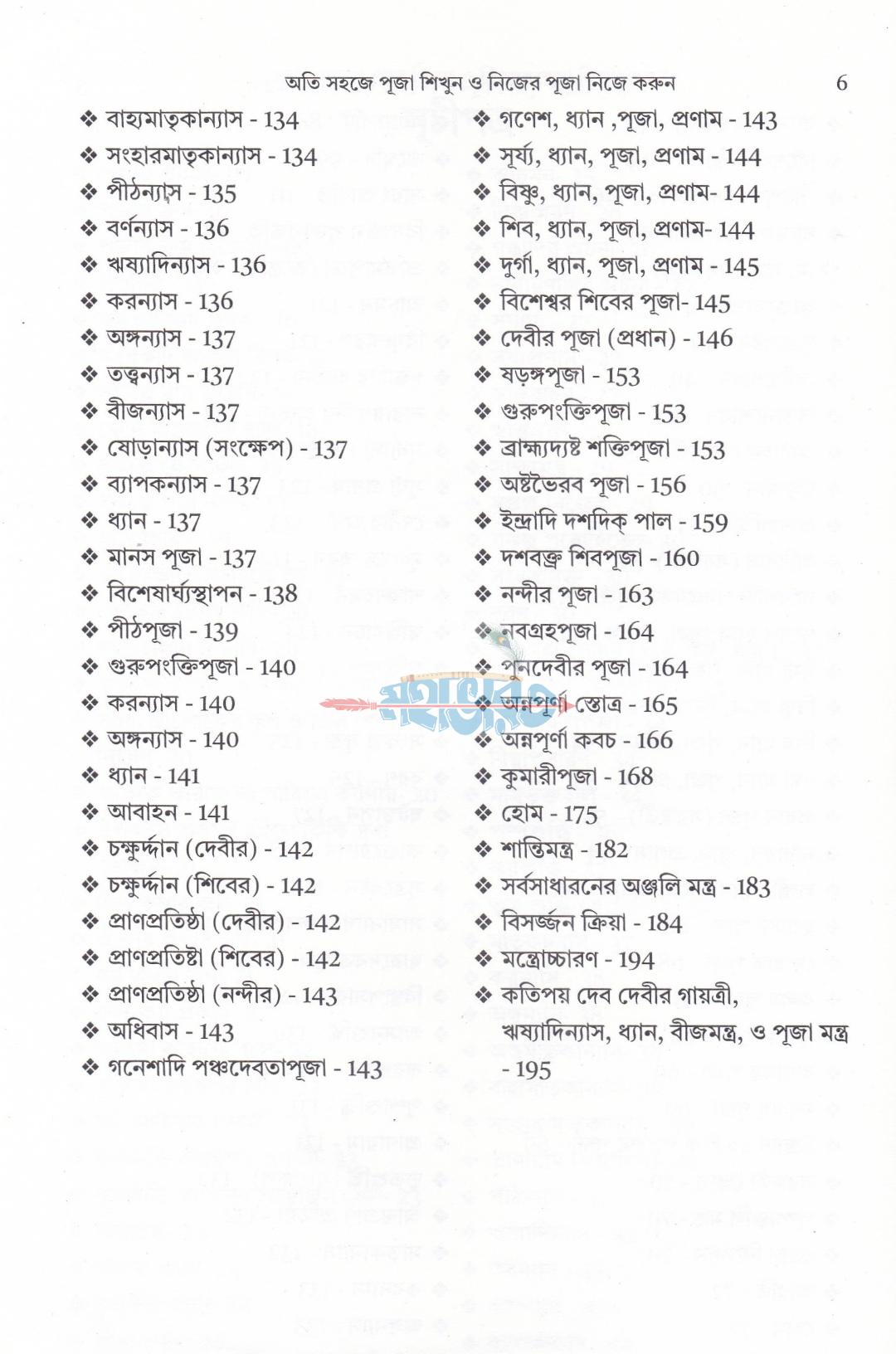 অতি সহজে পূজা শিখুন ও নিজের পূজা নিজে করুন