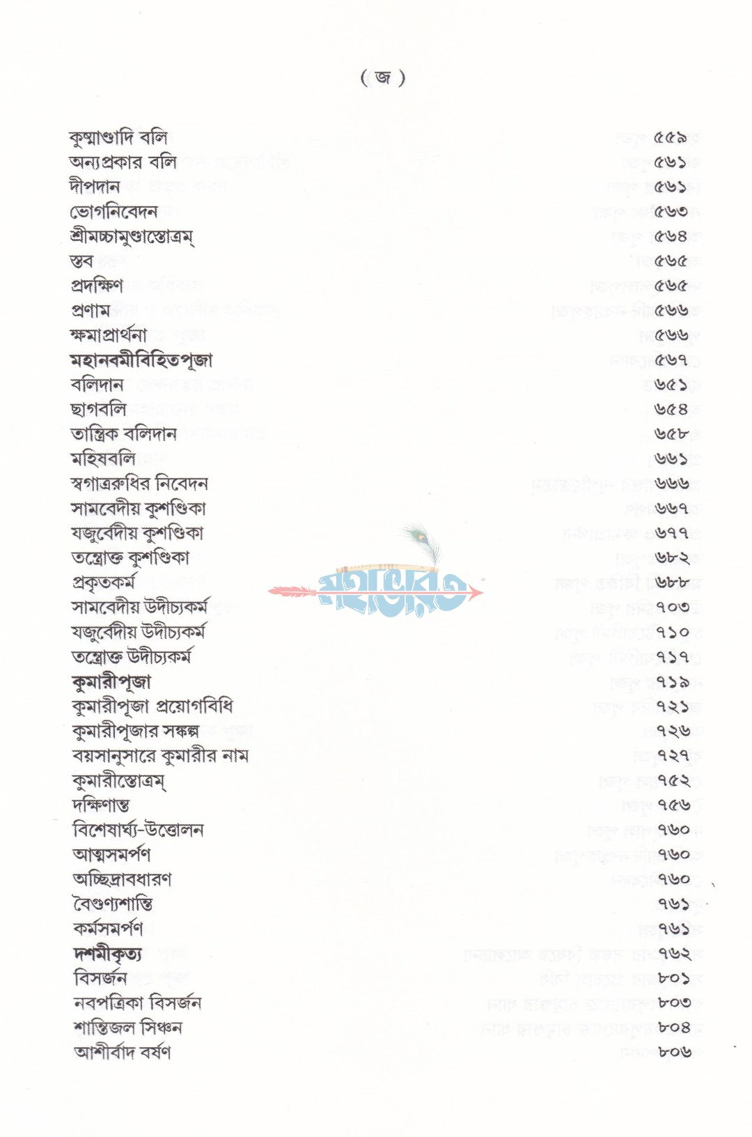 দুর্গার্চনা (সম্পূর্ণ নতুন আঙ্গিকে বরতবহীন কালিকাপুরাণোক্ত দুর্গাপূজা পদ্ধতি)
