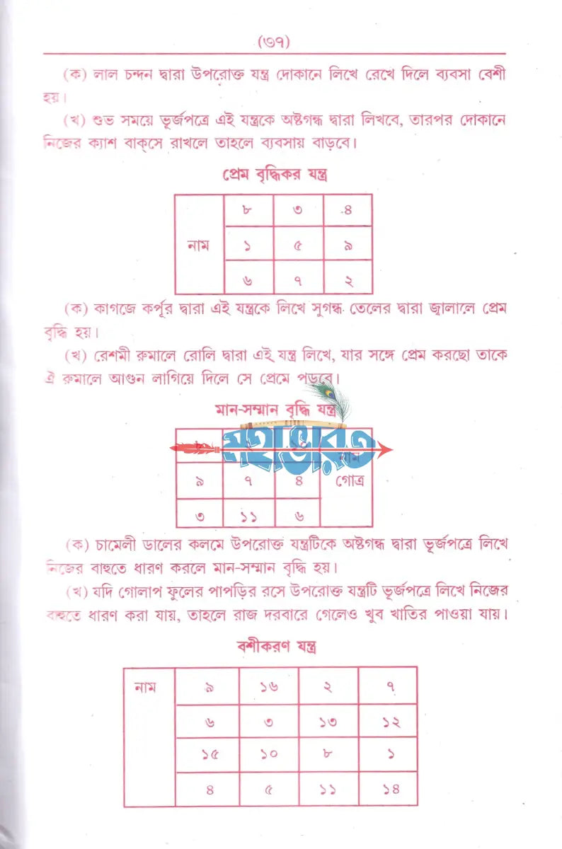 আদি ও আসল কামরুপ কামাক্ষা তন্ত্র মন্ত্র সার Hindu Religious Books