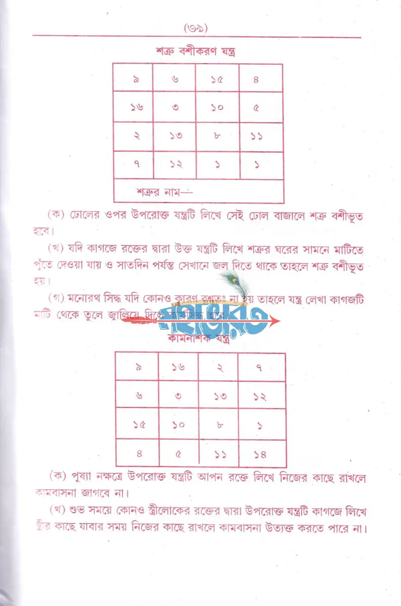 আদি ও আসল কামরুপ কামাক্ষা তন্ত্র মন্ত্র সার Hindu Religious Books