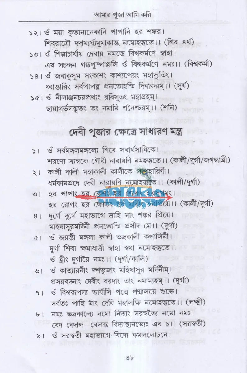 আমার পূজা আমি করি (সর্ব্বদেবদেবীর পূজা পদ্ধতি) Hindu Religious Books