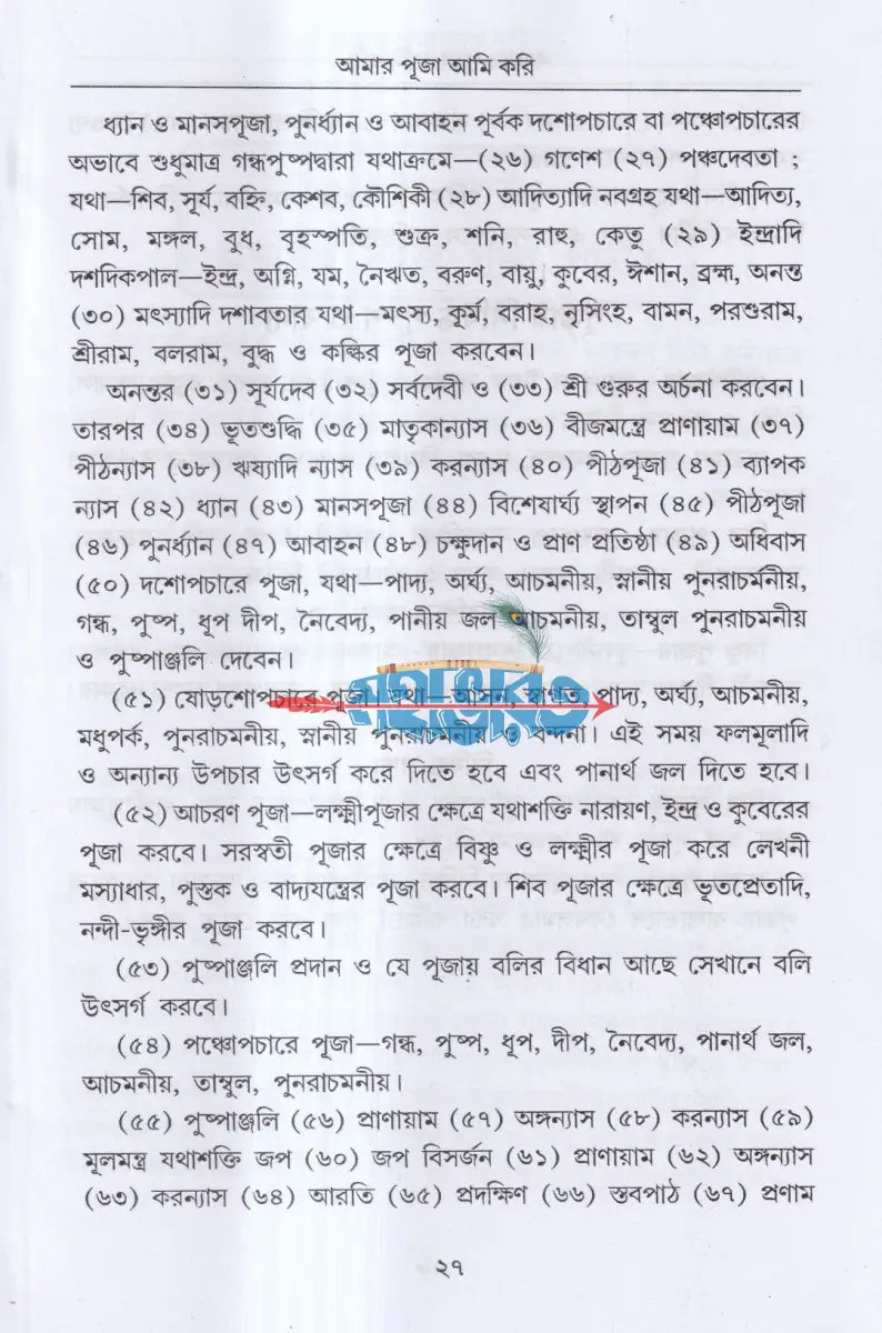 আমার পূজা আমি করি (সর্ব্বদেবদেবীর পূজা পদ্ধতি) Hindu Religious Books