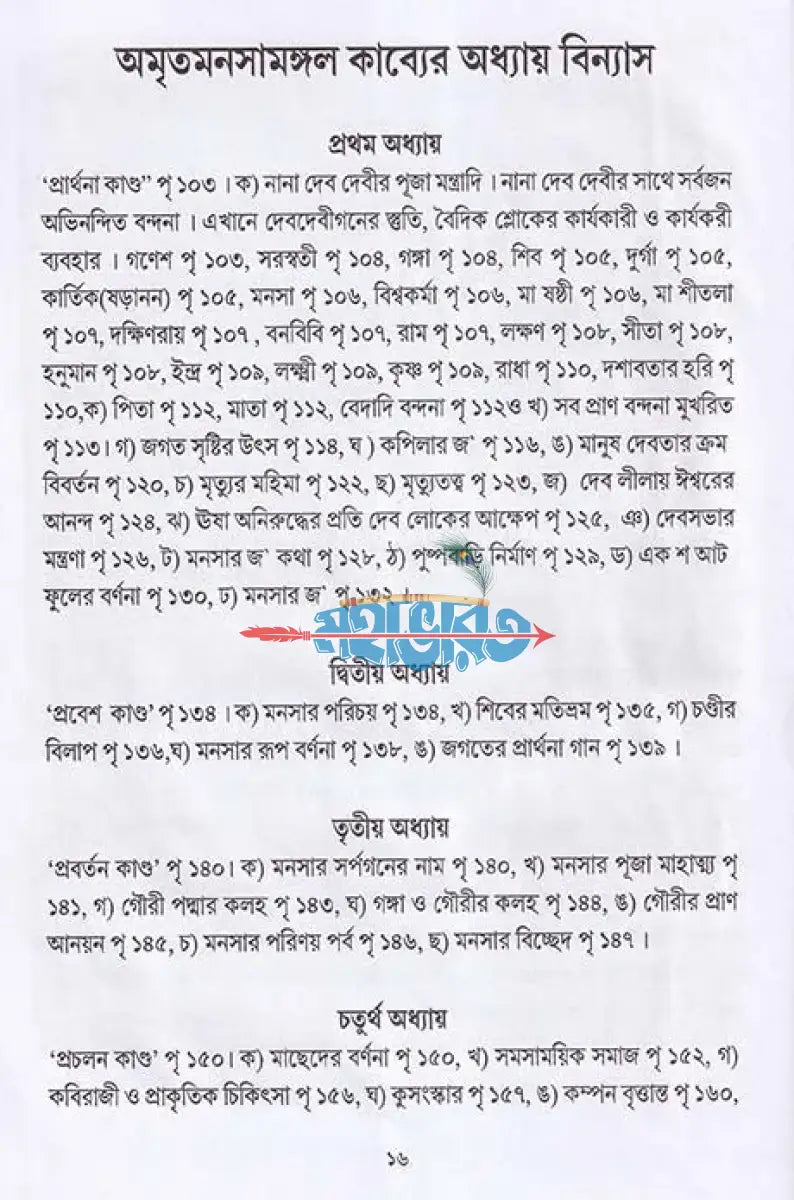 অমৃতমনসামঙ্গল Hindu Religious Books