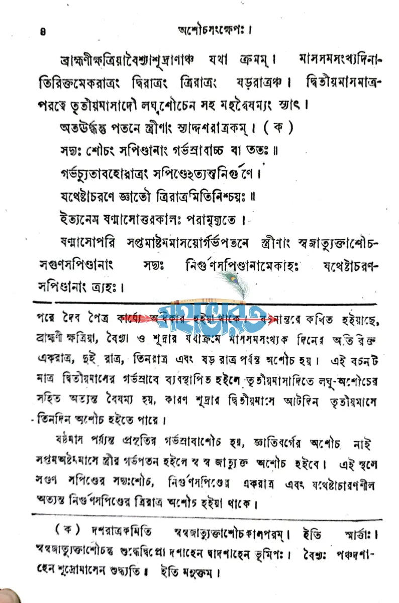 অশৌচসংক্ষেপঃ Hindu Religious Books