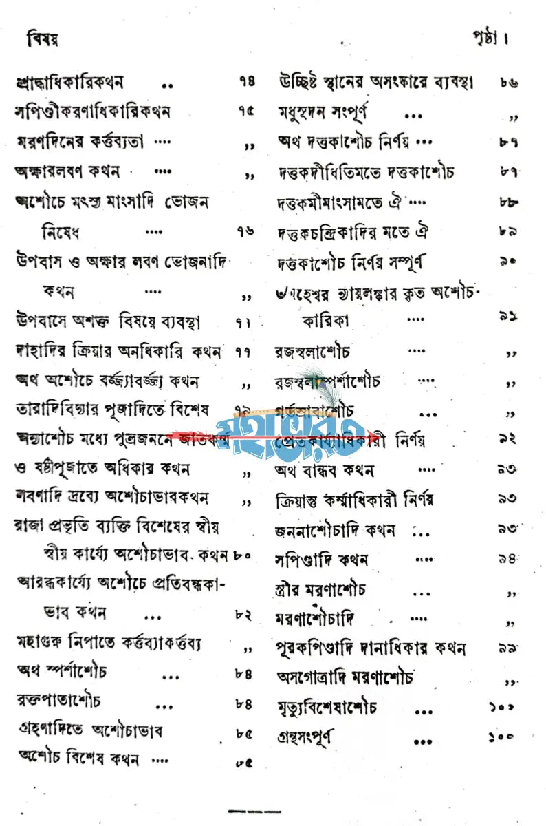 অশৌচসংক্ষেপঃ Hindu Religious Books