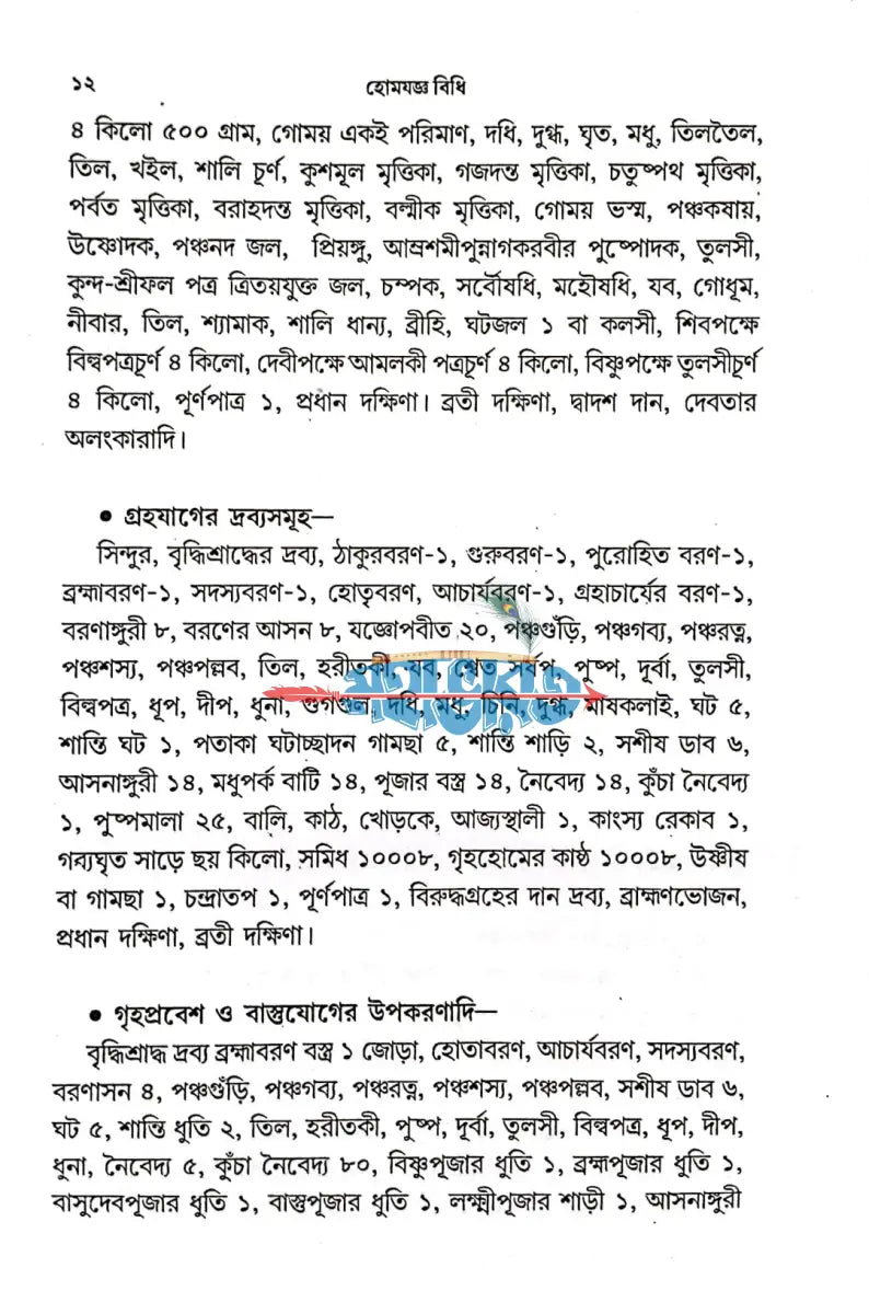 বৈদিক হোমযজ্ঞ ও তান্ত্রিক হোমযজ্ঞ হোমযজ্ঞ বিধি Hindu Religious Books