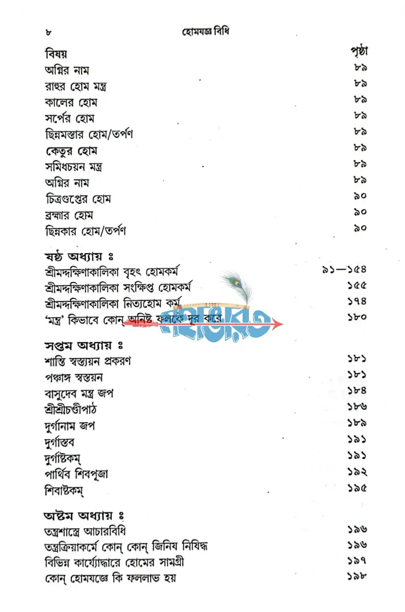 বৈদিক হোমযজ্ঞ ও তান্ত্রিক হোমযজ্ঞ হোমযজ্ঞ বিধি Hindu Religious Books