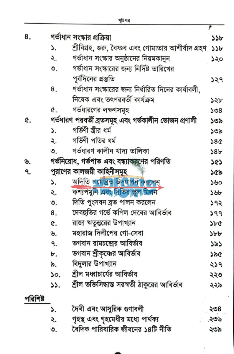বৈদিক পরিবার পরিকল্পনার বিজ্ঞান Hindu Religious Books