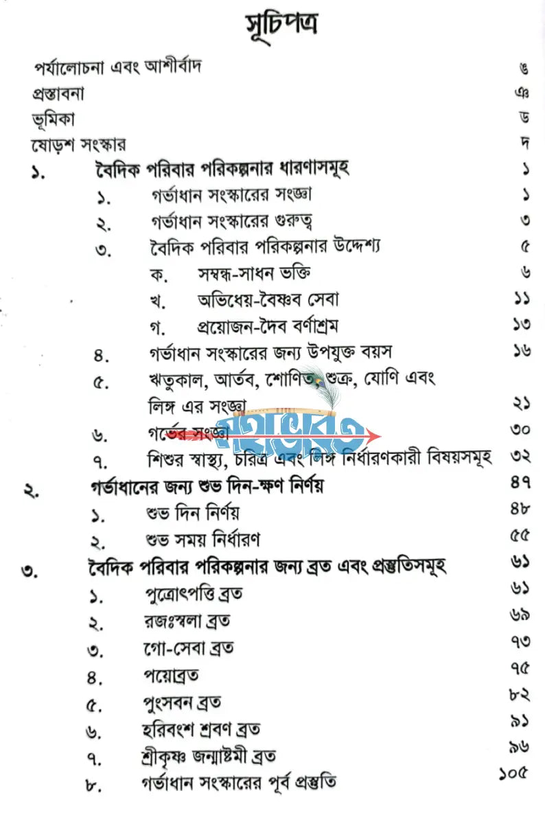 বৈদিক পরিবার পরিকল্পনার বিজ্ঞান Hindu Religious Books