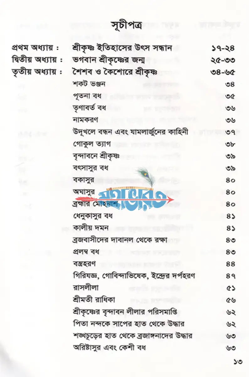 বাসুদেব শ্রীকৃষ্ণ Hindu Religious Books