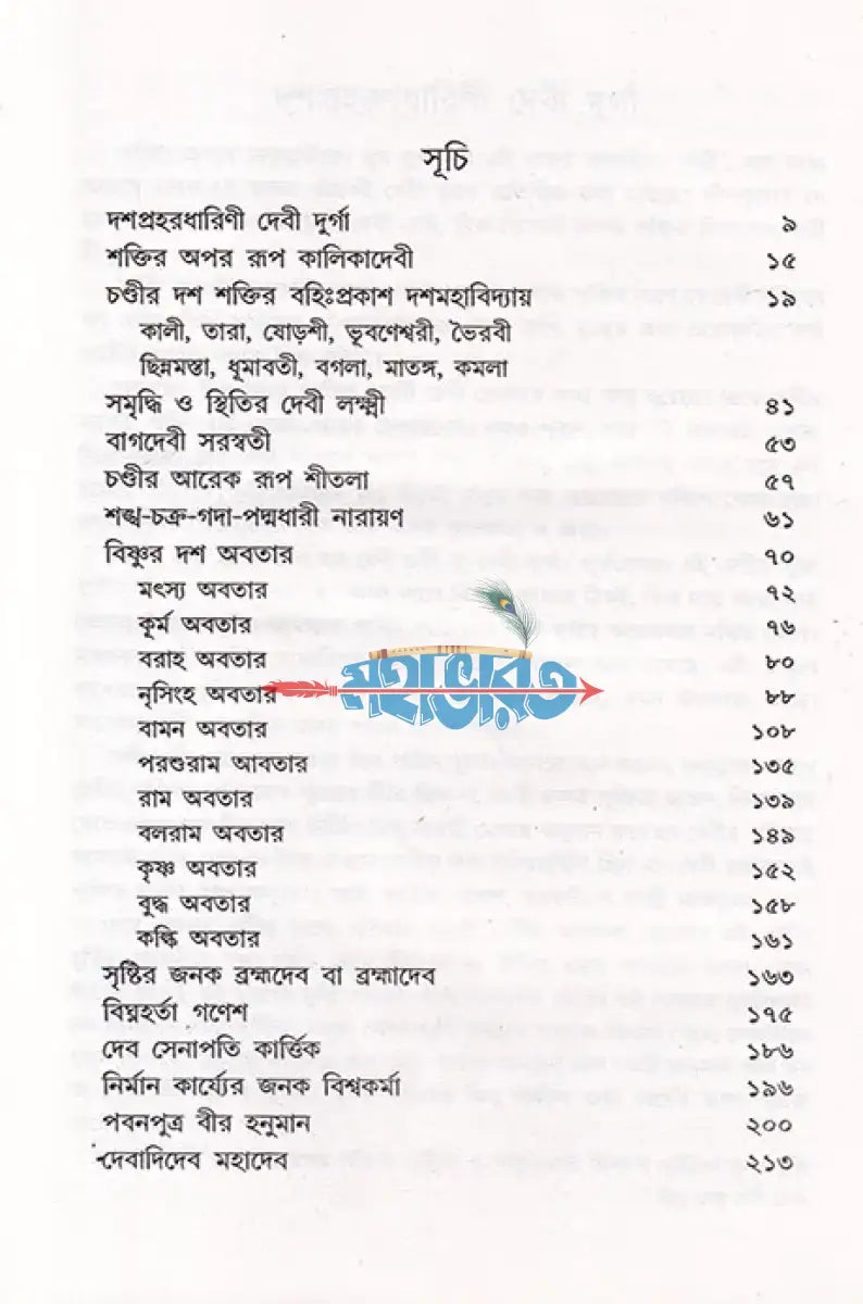 বেদ পুরাণ স্বীকৃত হিন্দু দেব দেবী প্রথম খণ্ড Hindu Religious Books