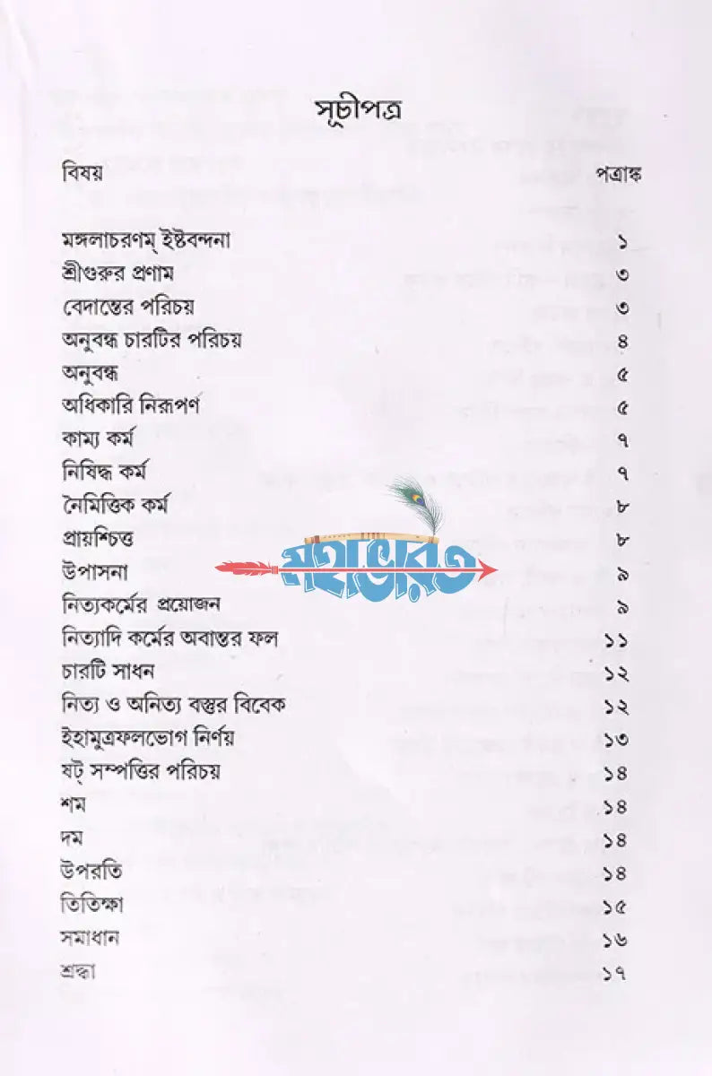 বেদান্তসারঃ Hindu Religious Books