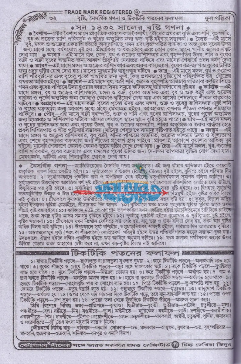 বেণীমাধব শীলের ফুল পঞ্জিকা ১৪৩২ Hindu Religious Books