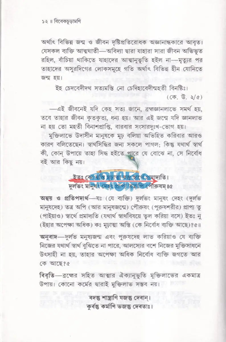 বিবেকচূড়ামণি Hindu Religious Books