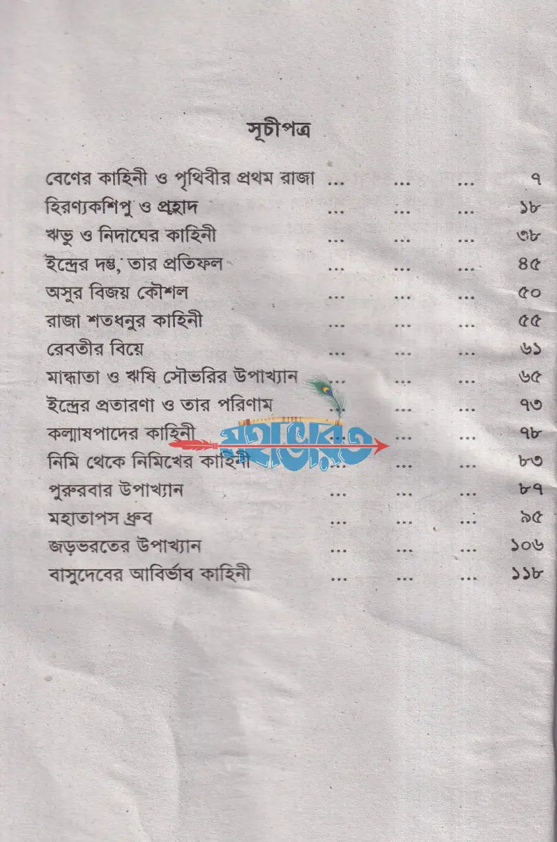 বিষ্ণু পুরাণের গল্প Hindu Religious Books