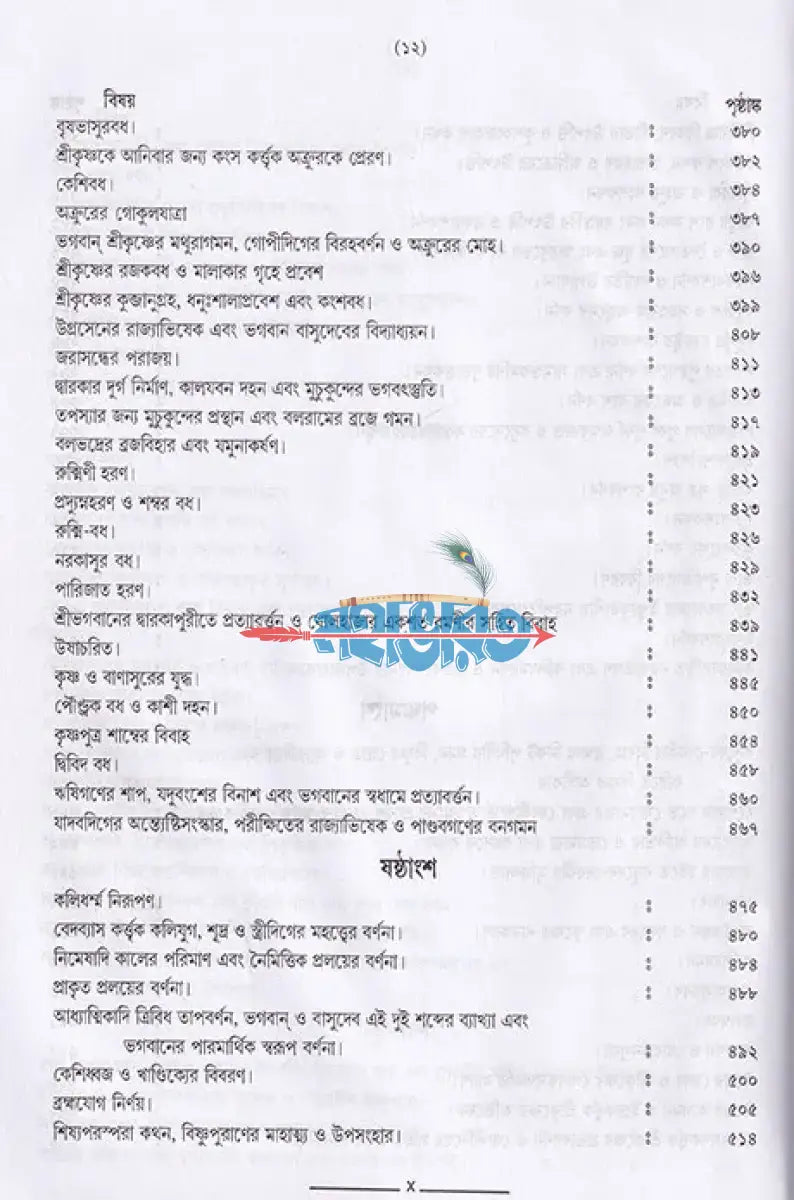 বিষ্ণুপুরাণম্ (মূল সংস্কৃত পাঠান্তর ও বঙ্গানুবাদ সমেত) Hindu Religious Books