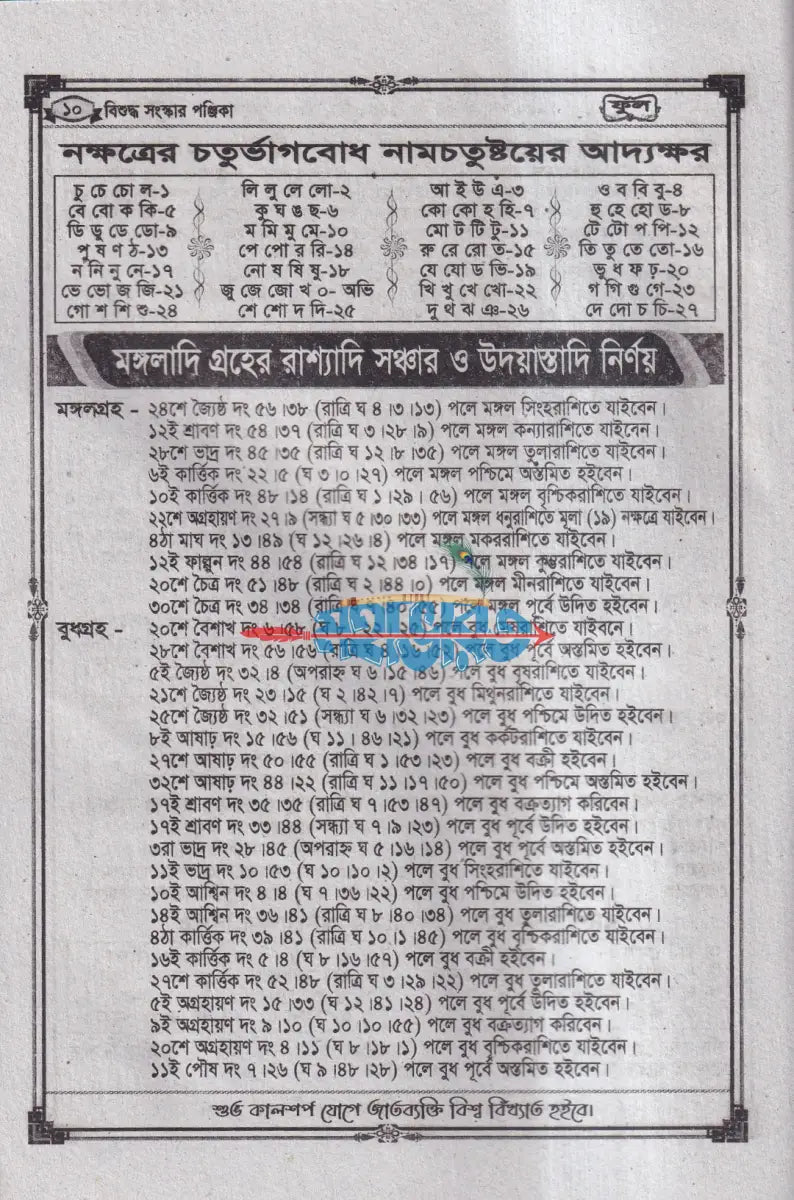 বিশুদ্ধ সংস্কার পঞ্জিকা ফুল ১৪৩২ Hindu Religious Books