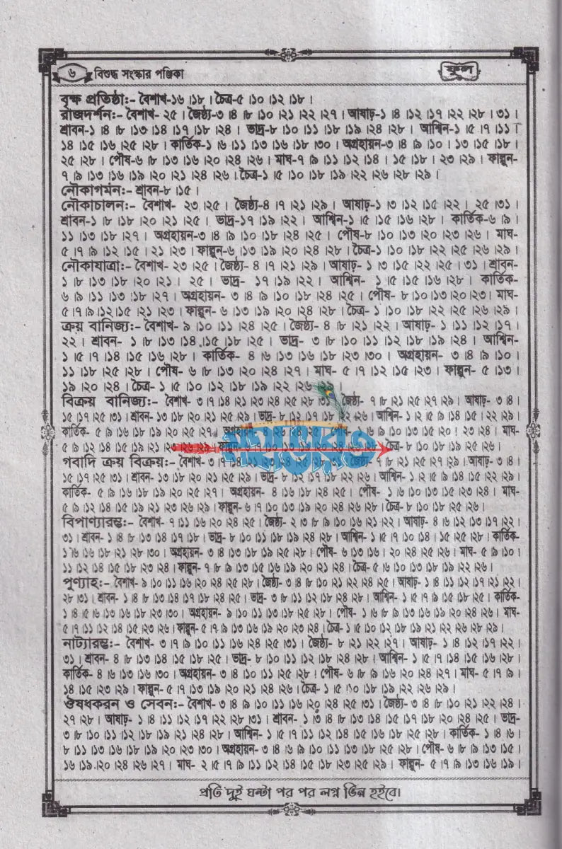 বিশুদ্ধ সংস্কার পঞ্জিকা ফুল ১৪৩২ Hindu Religious Books