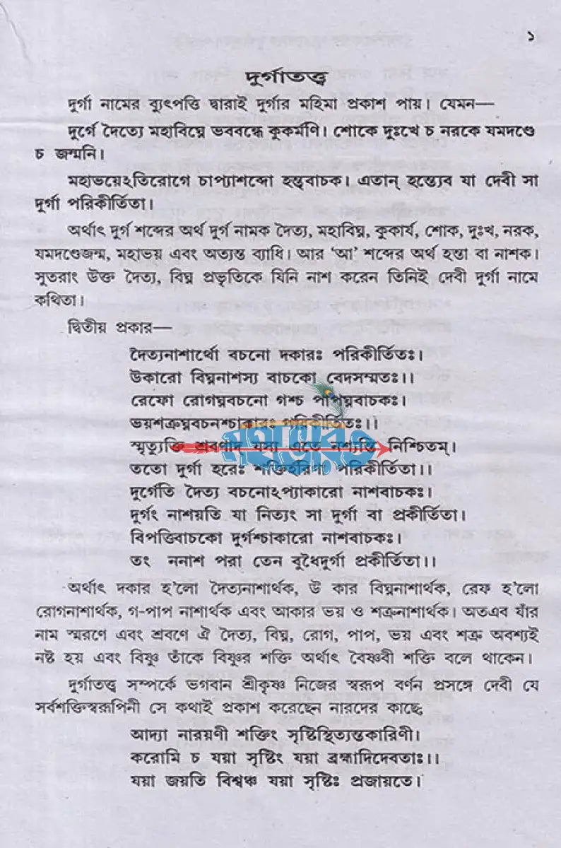 বৃহন্নন্দিকেশ্বরপুরাণোক্ত দুর্গাপূজা পদ্ধতি Hindu Religious Books