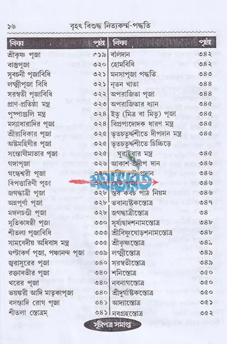 বৃহৎ বিশুদ্ধ নিত্যকর্ম্ম পদ্ধতি Hindu Religious Books