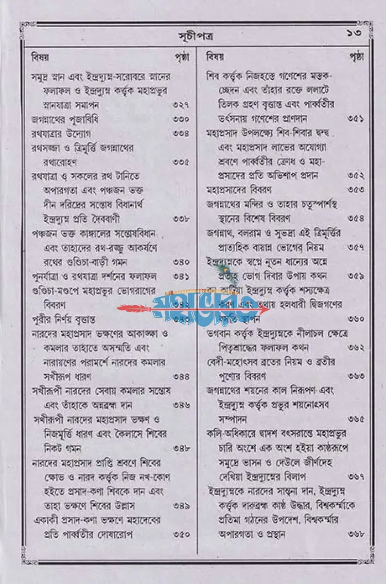 বৃহৎ জগন্নাথলীলা সারাবলী Hindu Religious Books
