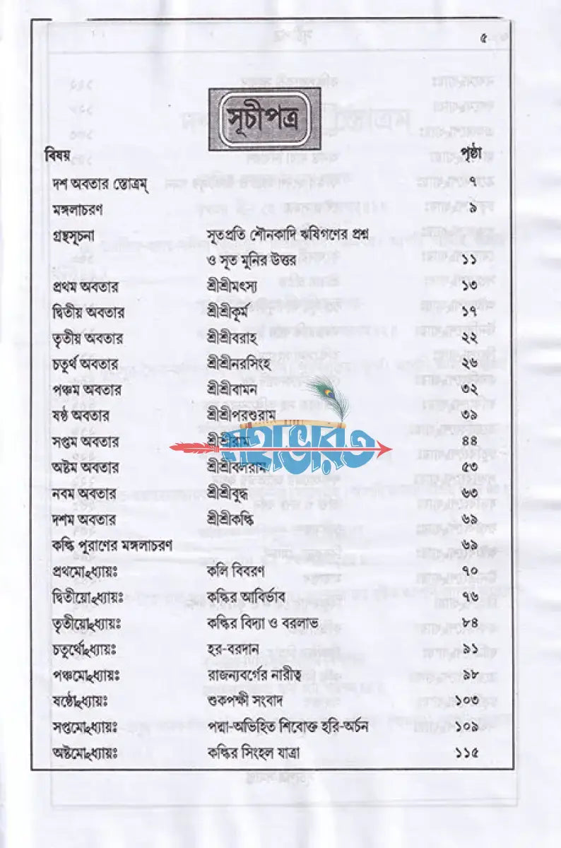 বৃহৎ কল্কিপুরাণ বাংলাদেশী ছাপা Hindu Religious Books