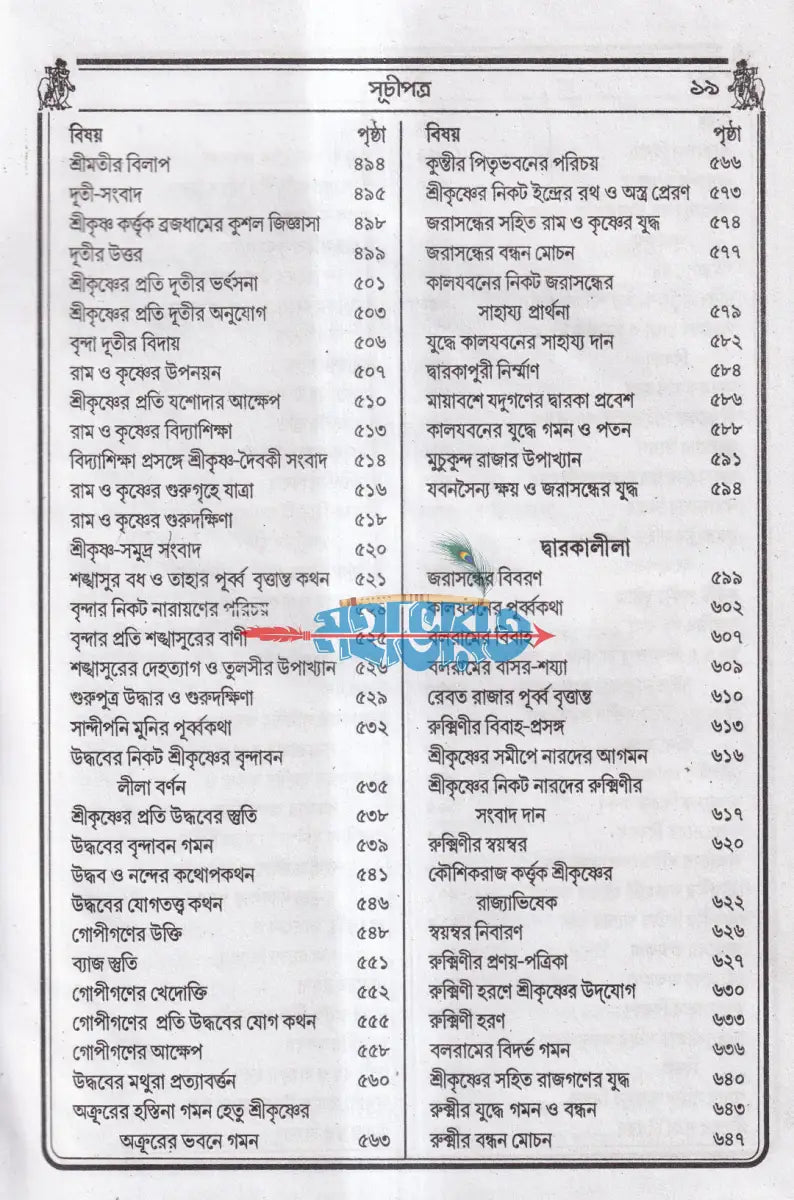 বৃহৎ কৃষ্ণলীলা সারাবলী বাংলাদেশী ছাপা Hindu Religious Books
