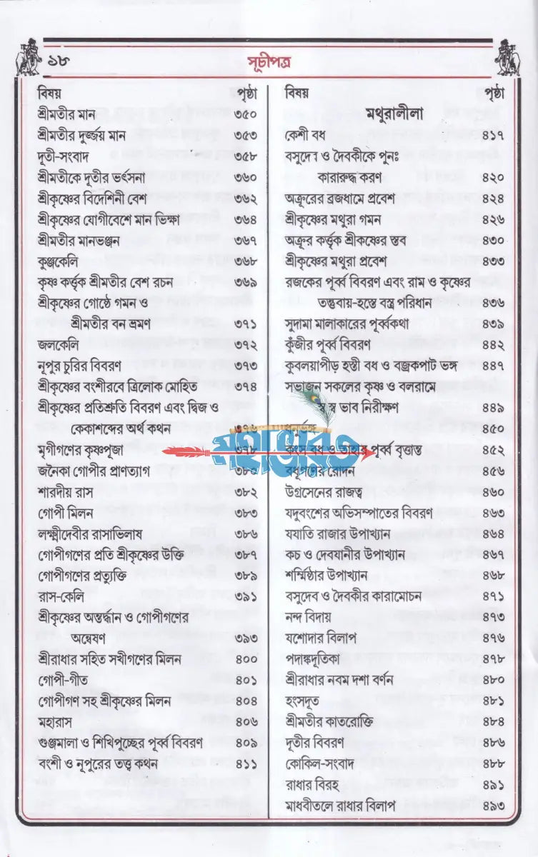 বৃহৎ কৃষ্ণলীলা সারাবলী Hindu Religious Books