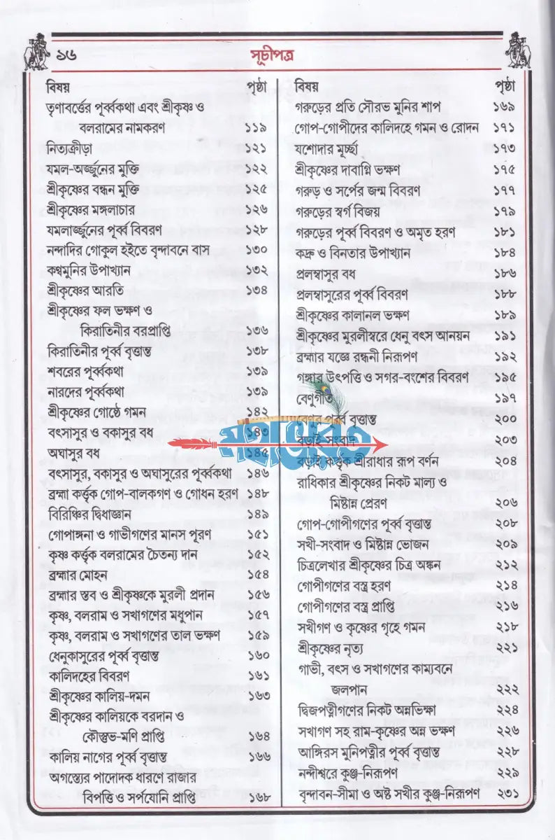 বৃহৎ কৃষ্ণলীলা সারাবলী Hindu Religious Books
