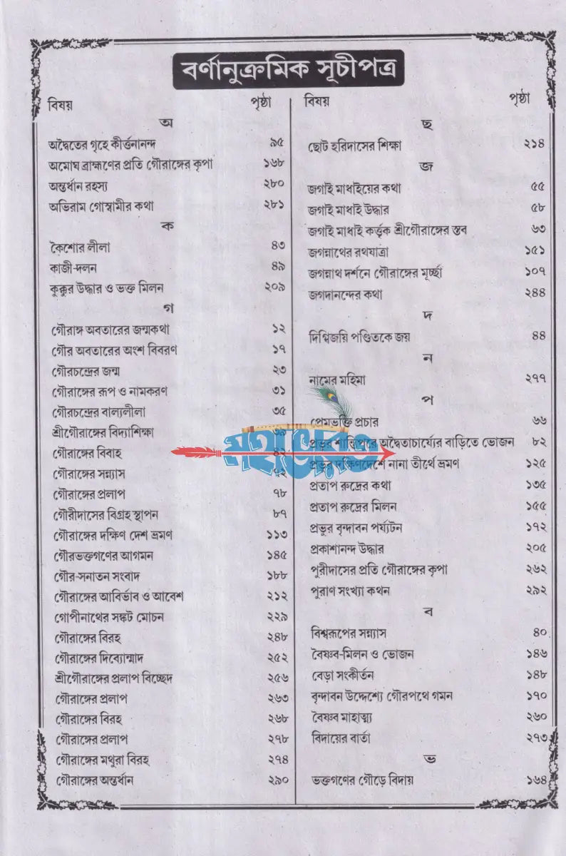 বৃহৎ ও সচিত্র শ্রীশ্রীগৌরাঙ্গলীলা সারাবলী Hindu Religious Books
