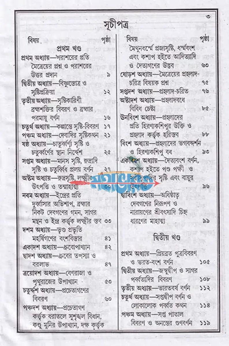 বৃহৎ সচিত্র বিষ্ণুপুরাণ বাংলাদেশী ছাপা Hindu Religious Books