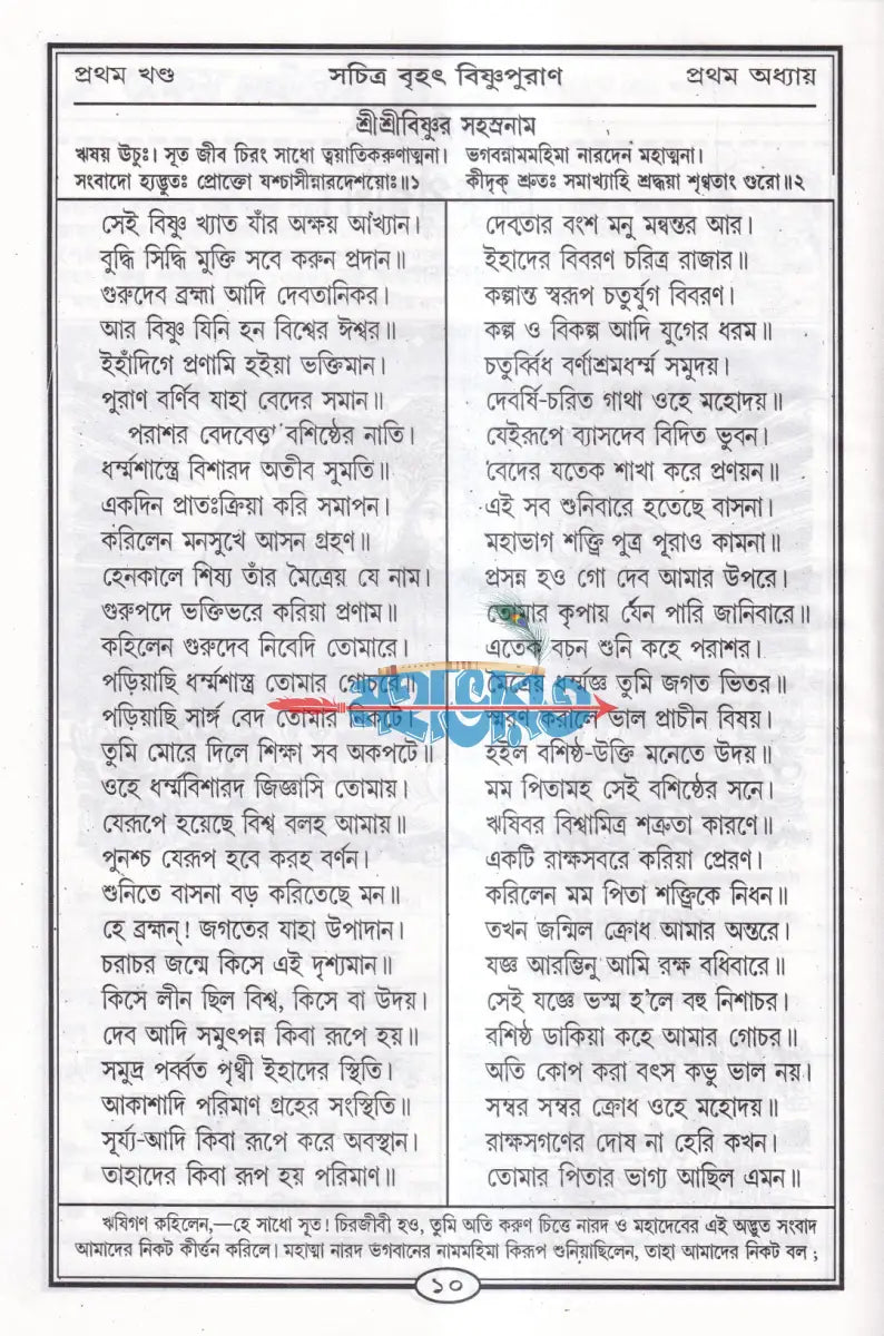 বৃহৎ সচিত্র বিষ্ণুপুরাণ Hindu Religious Books