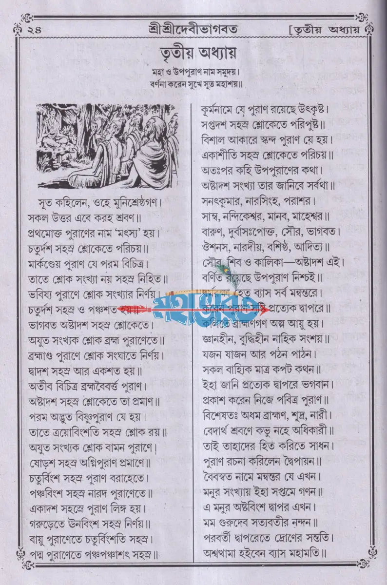 বৃহৎ সচিত্র শ্রীশ্রীদেবীভাগবত Hindu Religious Books