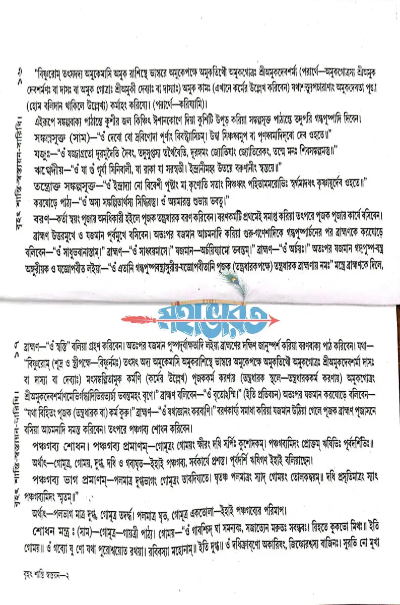 বৃহৎ শান্তি স্বস্ত্যয়ন বারিধি Hindu Religious Books