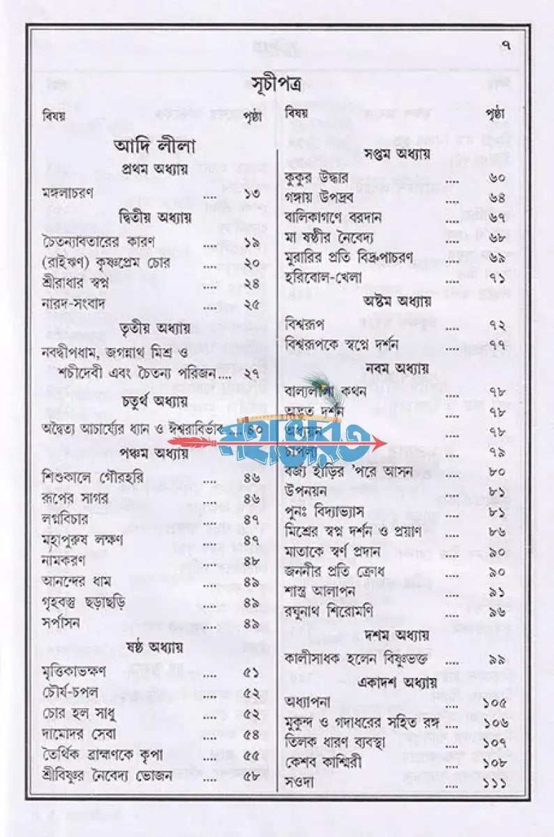 বৃহৎ শ্রীশ্রীচৈতন্যলীলা সারাবলী Hindu Religious Books