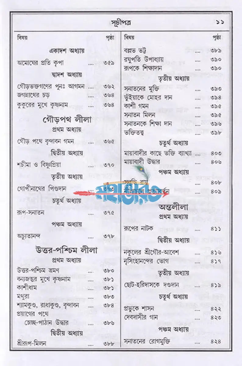 বৃহৎ শ্রীশ্রীচৈতন্যলীলা সারাবলী Hindu Religious Books