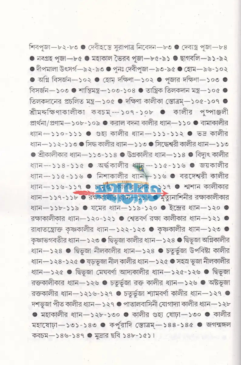 বৃহৎ তন্ত্রোক্ত শ্যামাপূজা বিধি Hindu Religious Books