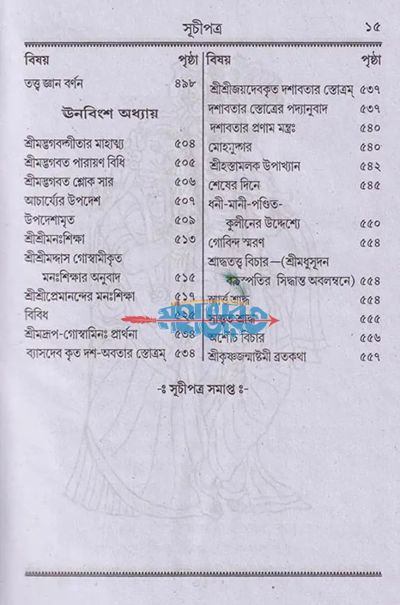 বৃহৎ তত্ত্বজ্ঞানামৃত রসমঞ্জরী Hindu Religious Books