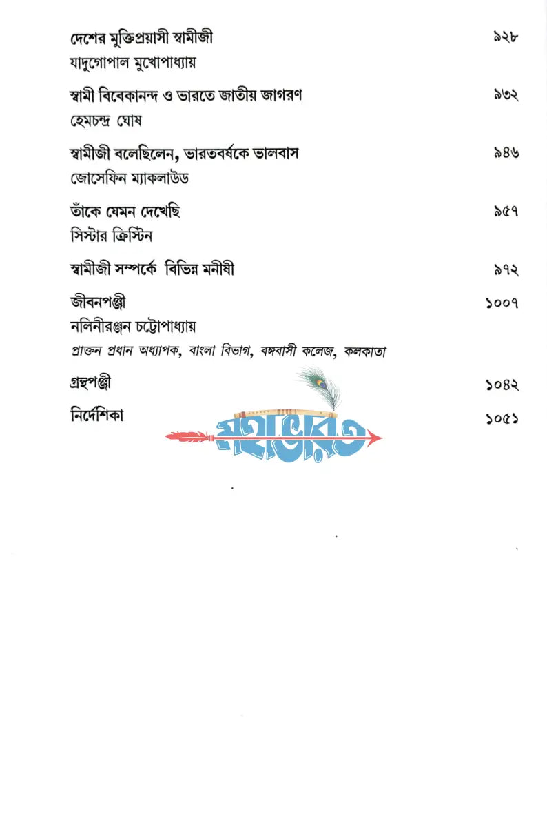 চিন্তানায়ক বিবেকানন্দ Hindu Religious Books